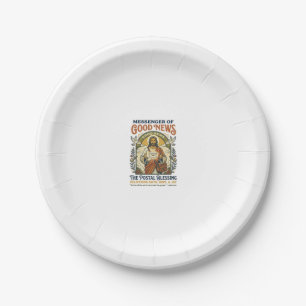 Jesus Postbote Lieferung Shirt Glaube Basiertes De Pappteller
