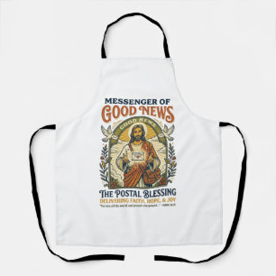 Jesus Postbote Lieferung Shirt Glaube Basiertes De Schürze