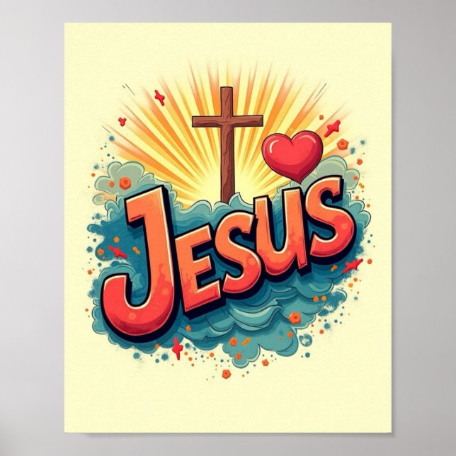 Jesus Poster (Vorne)