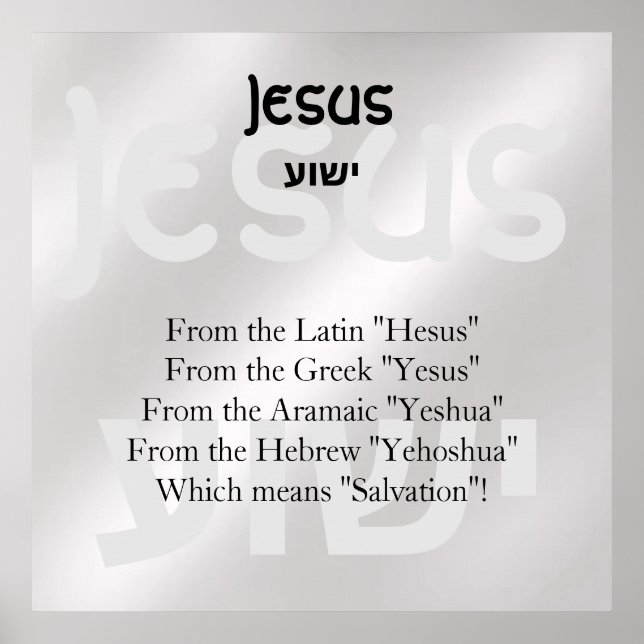 Jesus Poster (Vorne)