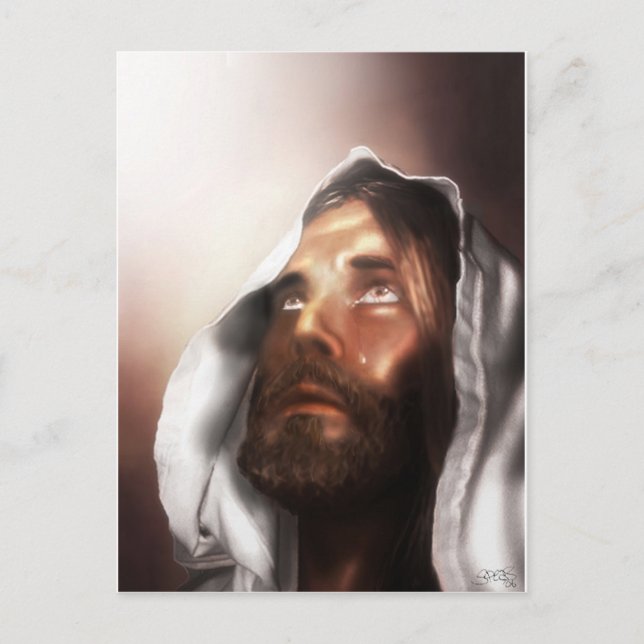 Jesus Postkarte (Vorderseite)