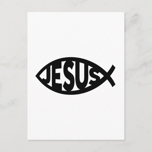 Jesus Postkarte (Vorderseite)
