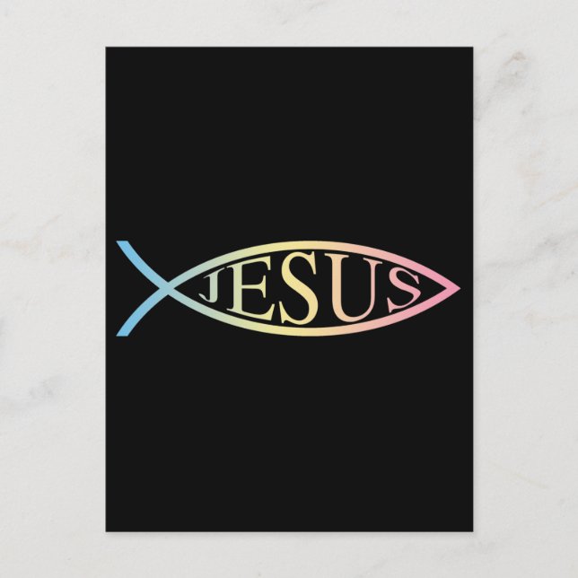 Jesus Postkarte (Vorderseite)
