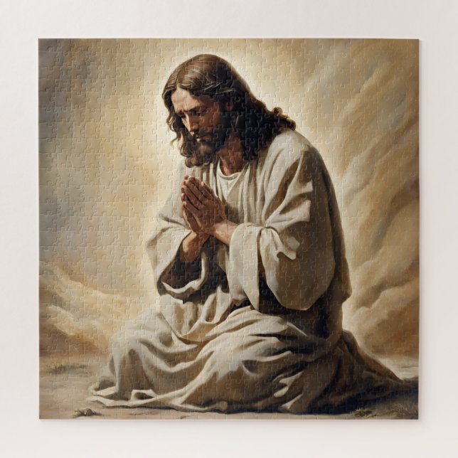Jesus Praing Puzzle (Vertikal)