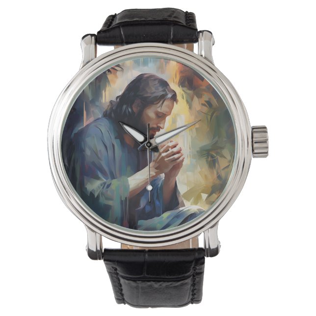 Jesus Praing Watch Armbanduhr (Vorderseite)