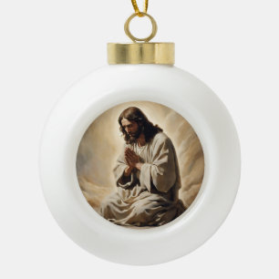Jesus Praing Weihnachtsschmuck Keramik Kugel-Ornament
