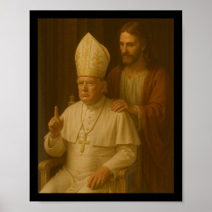 Jesus Prays Trump Präsident Trump Will, der Poster