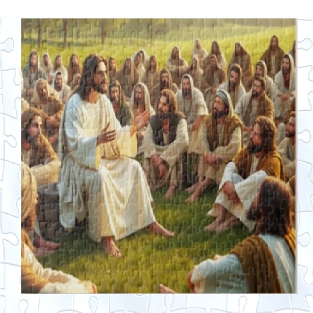 Jesus Preaches Jigsaw Puzzle (Von Creator hochgeladen)
