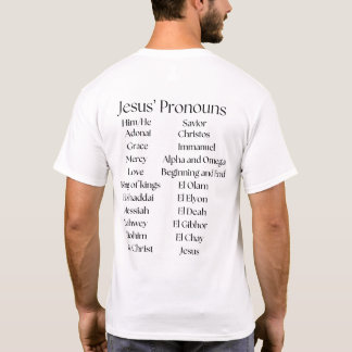 Jesus' Pronos Christlicher T - Shirt