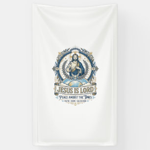 Jesus Prophezeiung Eschatologie Vintage-Shirt Chri Banner