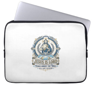 Jesus Prophezeiung Eschatologie Vintage-Shirt Chri Laptopschutzhülle