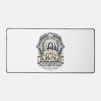Jesus Prophezeiung Eschatologie Vintage-Shirt Chri Schreibtischunterlage