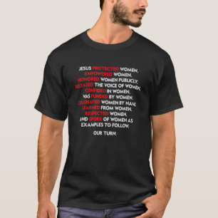 Jesus Protected Women Empowerment Frauen Ehre Frau T-Shirt