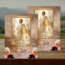 Jesus & Psalm 46:10 Decoupage