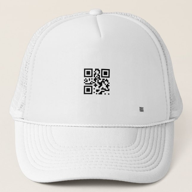 Jesus qr Code-Hut Truckerkappe (Vorderseite)