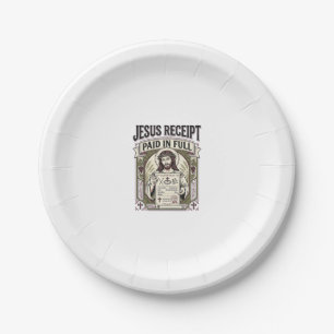 Jesus Quittung Vollständig Bezahlt Jesus Quittung  Pappteller