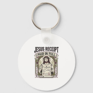 Jesus Quittung Vollständig Bezahlt Jesus Quittung Schlüsselanhänger