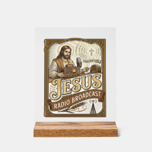Jesus Radio Übertragung Jesus Radio Übertragung Ch Acrylschild