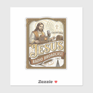 Jesus Radio Übertragung Jesus Radio Übertragung Ch Aufkleber