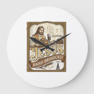 Jesus Radio Übertragung Jesus Radio Übertragung Ch Große Wanduhr