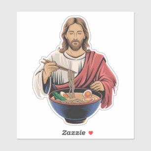 Jesus Ramen Amen Aufkleber