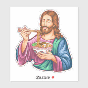 Jesus Ramen Aufkleber