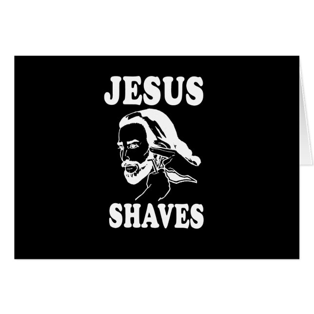 JESUS RASIERT T - Shirt (Vorderseite (Horizontal))