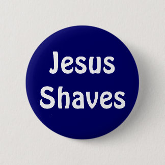Jesus-Rasuren Button