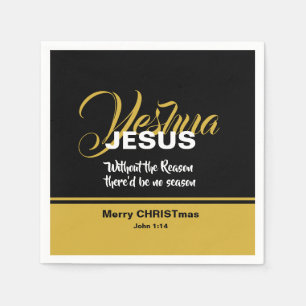 JESUS REASON SAASON Christlich Scripture CHRISTMAS Serviette