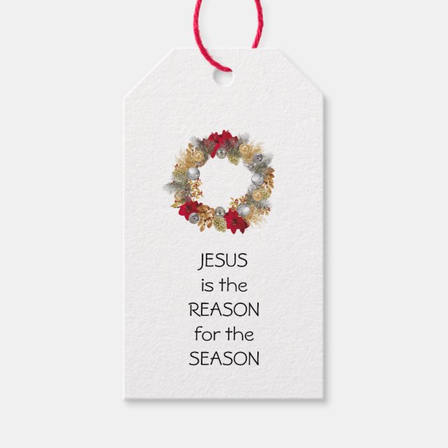 JESUS REASON SAASON | Feierlicher Tod | CHRISTMAS Geschenkanhänger (Vorderseite)