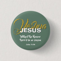 JESUS REASON SAASON Sage Green Christmas Christlic