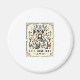 Jesus-Rechnung Schulden gestrichen Jesus-Rechnung  Magnet