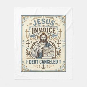 Jesus-Rechnung Schulden storniert Jesus-Rechnung S Fleecedecke