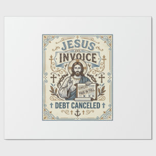 Jesus-Rechnung Schulden storniert Jesus-Rechnung S Geschenkpapier
