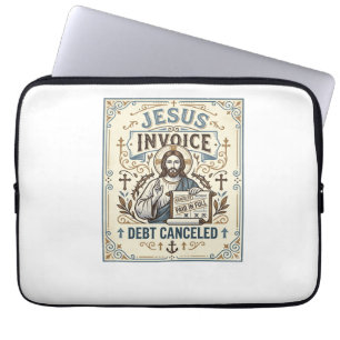 Jesus-Rechnung Schulden storniert Jesus-Rechnung S Laptopschutzhülle