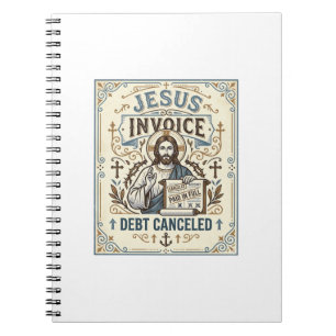 Jesus-Rechnung Schulden storniert Jesus-Rechnung S Notizblock