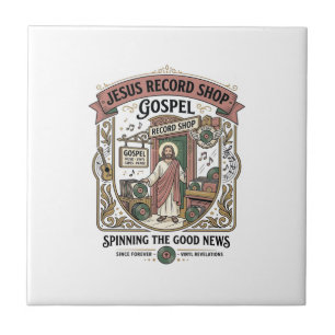 Jesus Record Shop Gospel Jesus Record Shop Christi Fliese