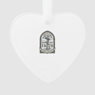 Jesus Regentag Glaube Jesus Regentag Christlicher Ornament
