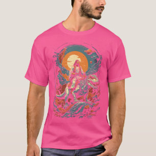 Jesus reiten im Raum T-Rex Dinosaur Meme Sci-Fi B T-Shirt