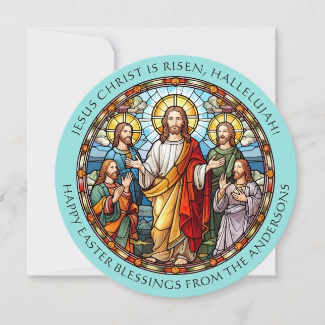 Jesus Religiös Katholisch Ostern Feiertagskarte (Vorderseite)