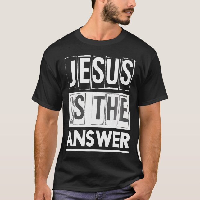 Jesus Rette Bro Christlicher religiöser Jesus T-Shirt (Vorderseite)