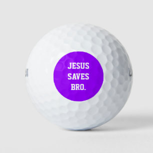 Jesus Rette Bro. Neon Lila Skateboard Golfball