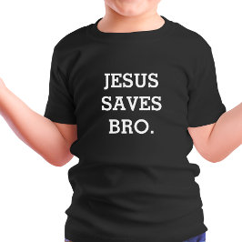 Jesus Rette Bro. Schwarz T-Shirt