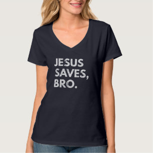 Jesus Rette Bro Vintag Pro Christlich Religious se T-Shirt