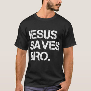 Jesus Rette Bro - Vintage Christliche Religion T-Shirt