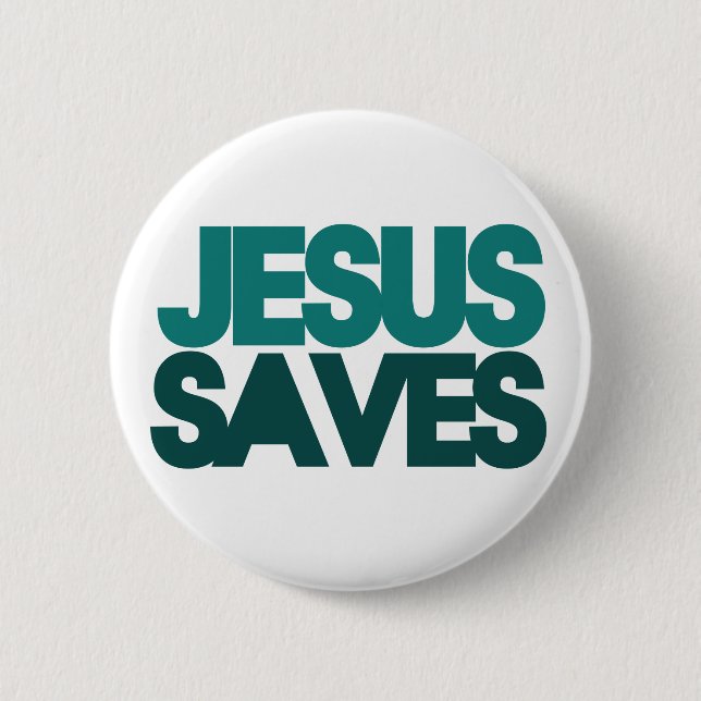 Jesus Rette Button (Vorderseite)