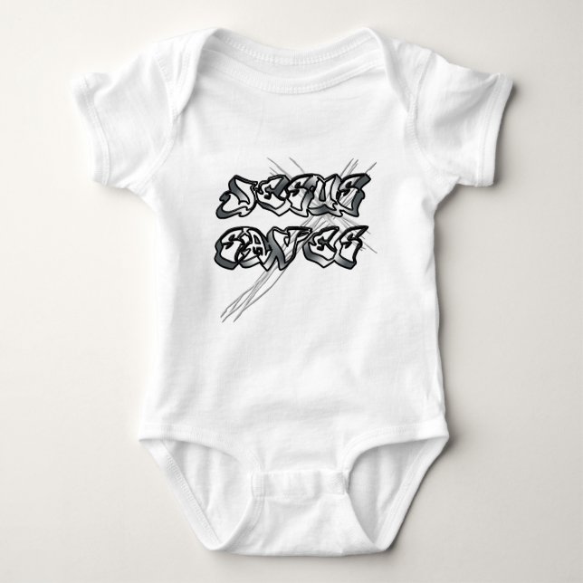 Jesus Rette Christlich Baby Strampler (Vorderseite)