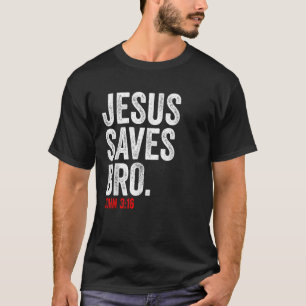 JESUS RETTE christliche motivierend Bibelkommentar T-Shirt