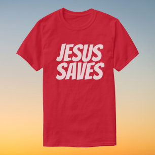 Jesus Rette Christlichen Kurzen geschmeidigten T - T-Shirt