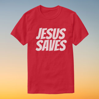 Jesus Rette Christlichen Kurzen geschmeidigten T - T-Shirt